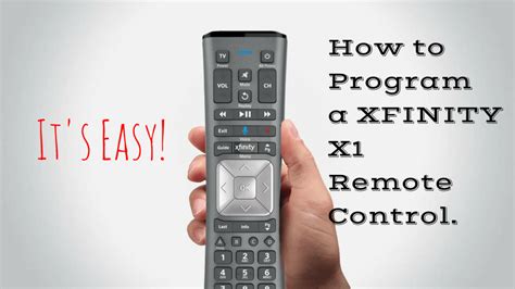 program xfinity remote